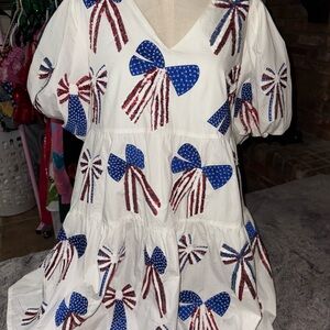 Patriotic Bow Dress